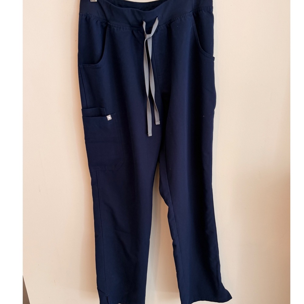 FIGS Kade Cargo Scrub Pants Navy Blue Technical Collection Tall M/T 1000219